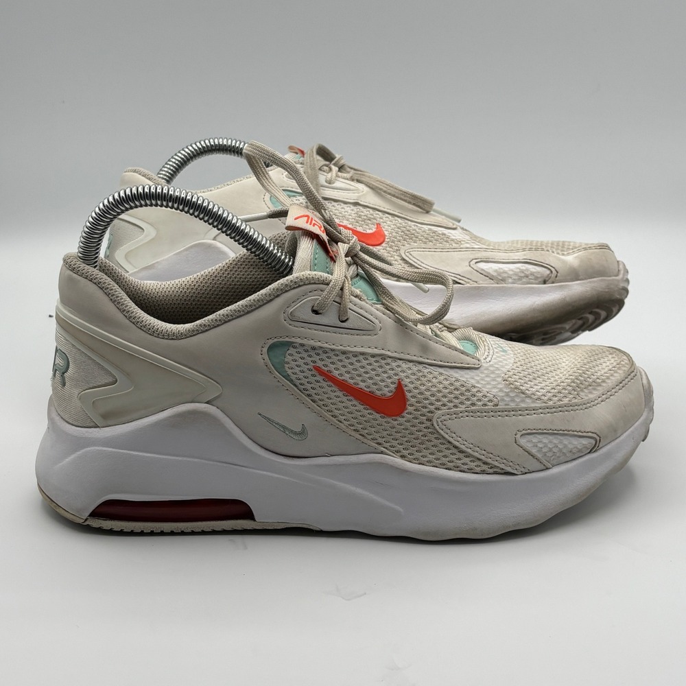 Nike Air Max Bolt Women 8 White Running Shoe CU4152-104 Sporty Sneaker Retro Y2K
